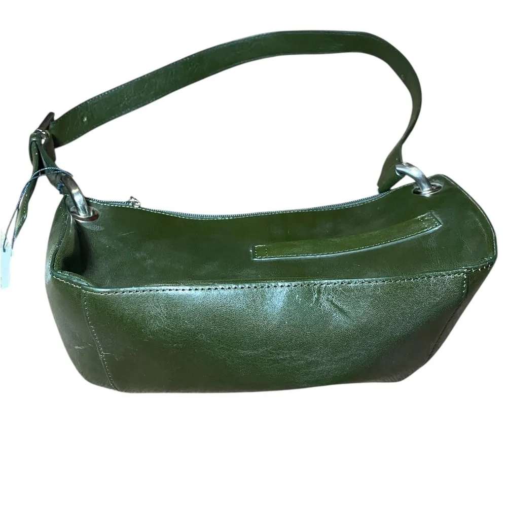 Hobo International Y2K Cypress Green Vintage Leather Bag